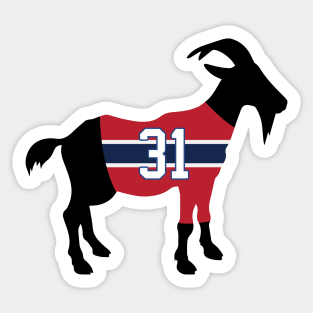 Carey Price  GOAT Sticker